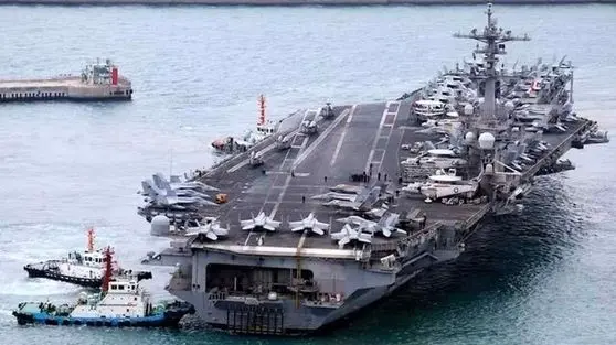 ناو آمریکایی در آستانه موقعیت حمله علیه ایران!