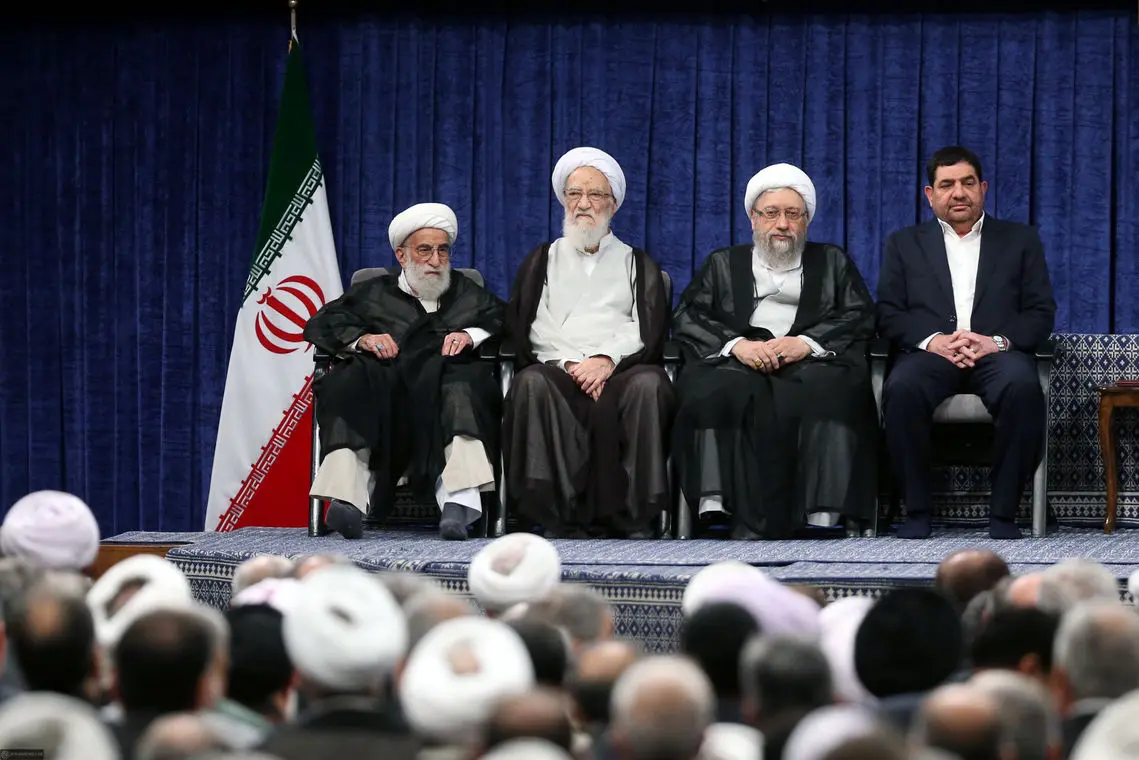 مراسم تنفیذ حکم ریاست جمهوری مسعود پزشکیان توسط رهبر انقلاب