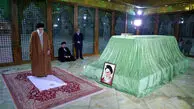 حضور رهبر انقلاب در مرقد مطهر امام راحل و گلزار شهدای بهشت زهرا